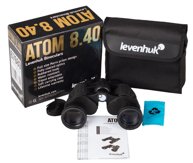 Бинокль Levenhuk Atom 8x40 Бинокль Levenhuk Atom 8x40