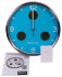 Часы настенные Bresser MyTime io NX Thermo/Hygro, 30 см, голубые