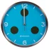 Часы настенные Bresser MyTime io NX Thermo/Hygro, 30 см, голубые