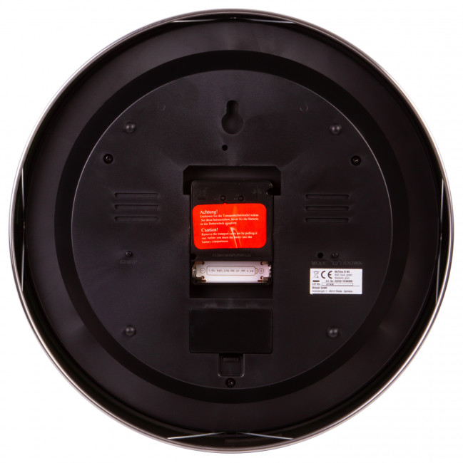 Часы настенные Bresser MyTime io NX Thermo/Hygro, 30 см, голубые