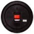 Часы настенные Bresser MyTime io NX Thermo/Hygro, 30 см, голубые