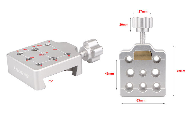 Крепление SVBONY для ласточкина хвоста (среднего размера) Крепление SVBONY для ласточкина хвоста (среднего размера)