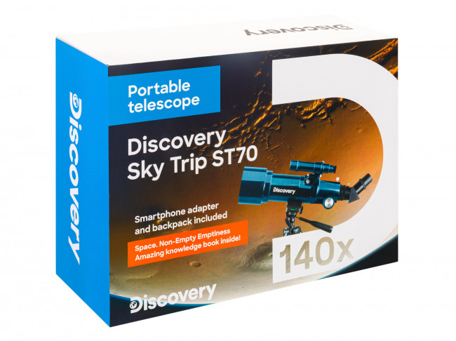 Телескоп Discovery Sky Trip ST70 с книгой Телескоп Discovery Sky Trip ST70 с книгой