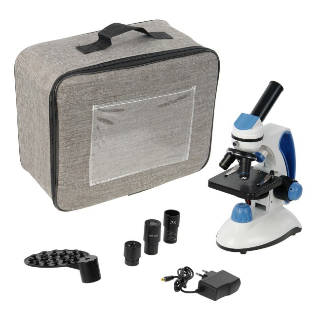 Микроскоп школьный Микромед Эврика Smart 40х-1280х в текстильном кейсе