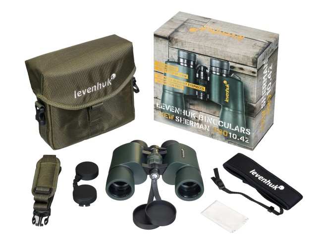 Бинокль Levenhuk New Sherman PRO 10x42 Бинокль Levenhuk New Sherman PRO 10x42