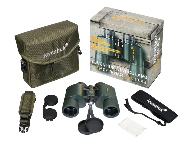 Бинокль Levenhuk New Sherman PRO 10x42 Бинокль Levenhuk New Sherman PRO 10x42
