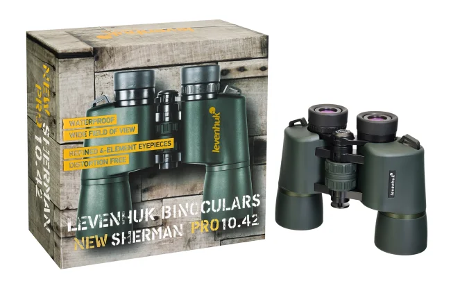 Бинокль Levenhuk New Sherman PRO 10x42 Бинокль Levenhuk New Sherman PRO 10x42
