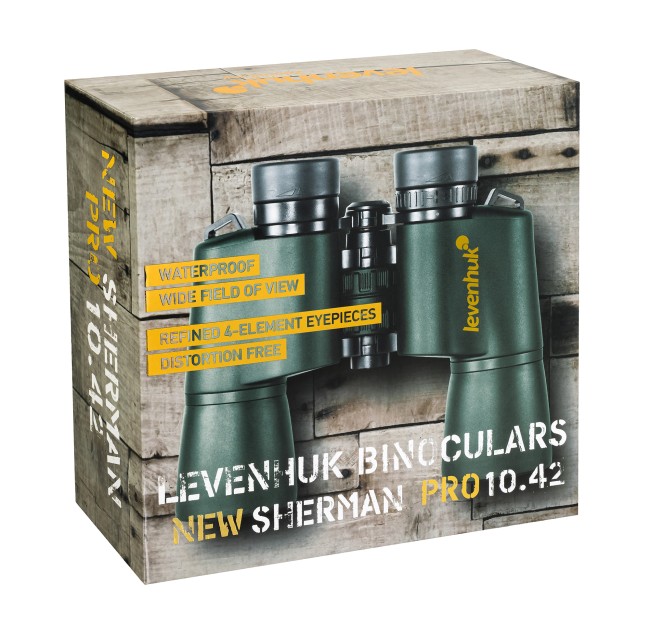 Бинокль Levenhuk New Sherman PRO 10x42 Бинокль Levenhuk New Sherman PRO 10x42