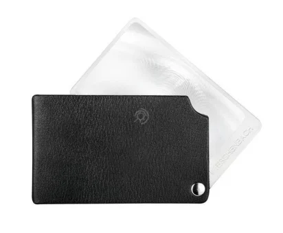 Лупа складная Eschenbach visoPOCKET, 74х48 мм, 2.5х чёрная