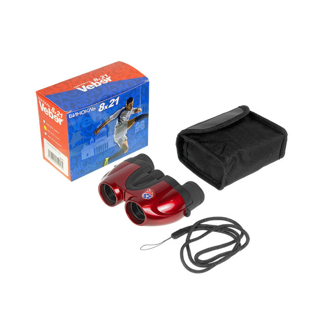 Бинокль Veber 8х21 (Рубин) Бинокль Veber 8х21 (Рубин)