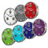 Часы настенные Bresser MyTime io NX Thermo/Hygro, 30 см, синие