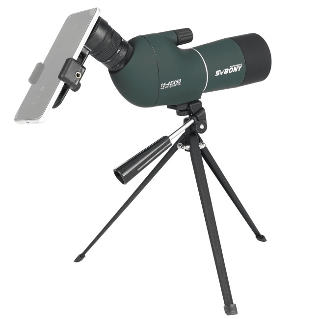 Зрительная труба SVBONY 15-45x50 (SV28 Plus) на штативе Зрительная труба SVBONY 15-45x50 (SV28 Plus) на штативе