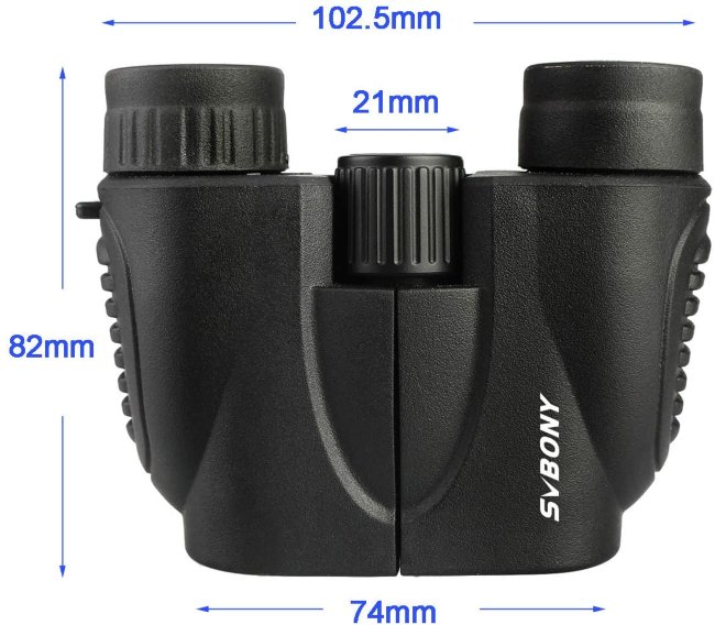 Бинокль детский SVBONY 10x22 черный Бинокль детский SVBONY 10x22 черный