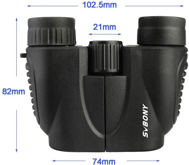 Бинокль детский SVBONY 10x22 черный