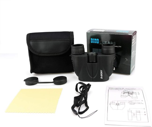 Бинокль детский SVBONY 10x22 черный Бинокль детский SVBONY 10x22 черный