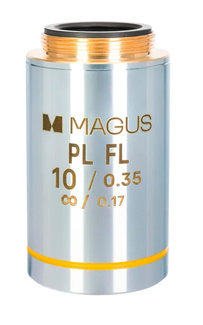 Объектив MAGUS 10PLFL 10х/0,35 Plan FL ∞/0,17 Объектив MAGUS 10PLFL 10х/0,35 Plan FL ∞/0,17
