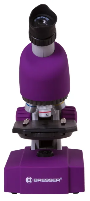 Микроскоп Bresser Junior 40x-640x, фиолетовый Микроскоп Bresser Junior 40x-640x, фиолетовый