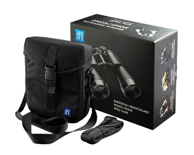 Бинокль КОМЗ БПЦ 15x50 рубин