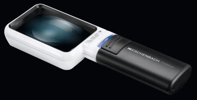Лупа асферическая Eschenbach mobilux LED, 75х50 мм, 3.5х