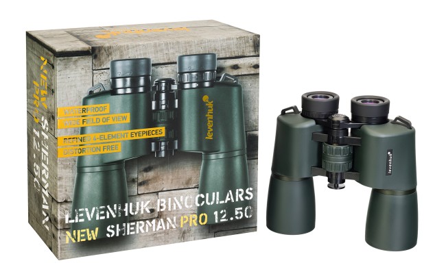 Бинокль Levenhuk New Sherman PRO 12x50 Бинокль Levenhuk New Sherman PRO 12x50