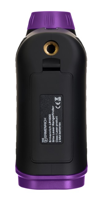 Лазерный строительный дальномер Ermenrich LR1500, фиолетовый