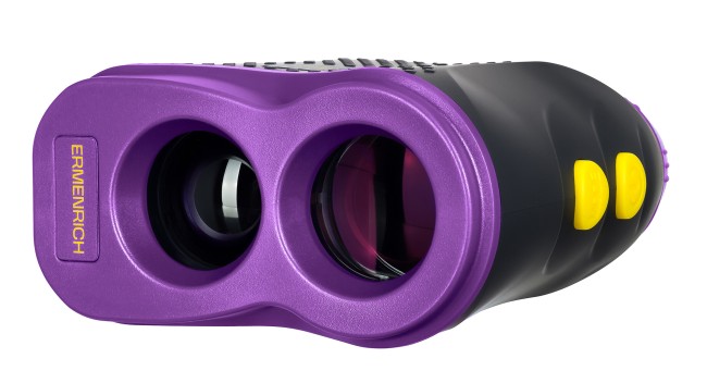 Лазерный строительный дальномер Ermenrich LR1500, фиолетовый