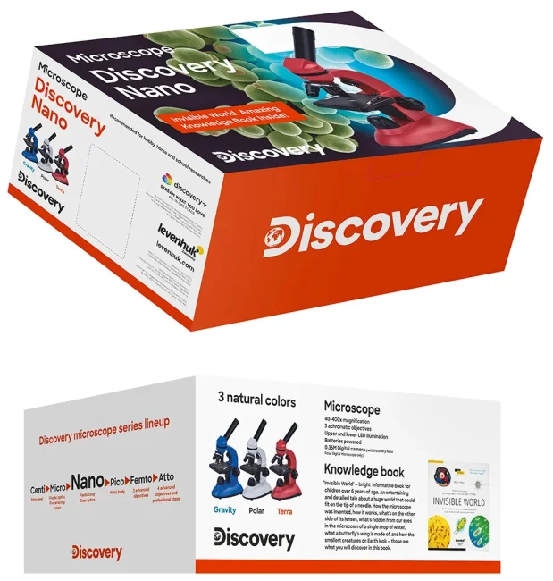 Микроскоп Discovery Nano Terra с книгой Микроскоп Discovery Nano Terra с книгой