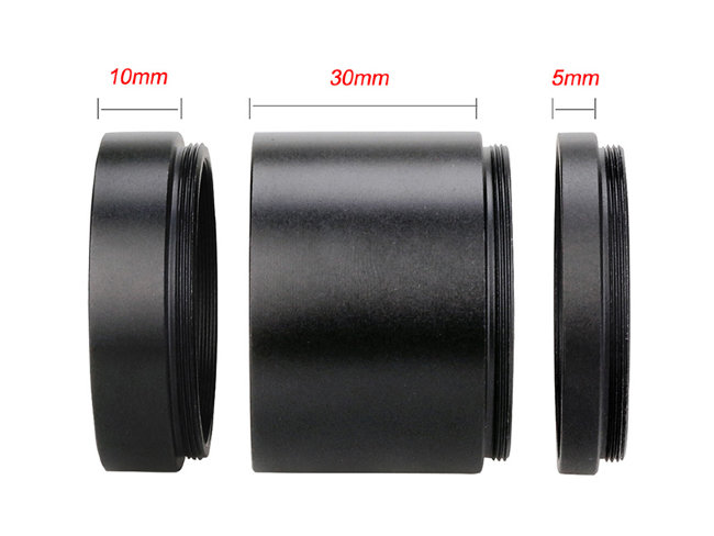 Набор удлинительных трубок SVBONY T2 (M42x0,75): 5, 10, 30 мм