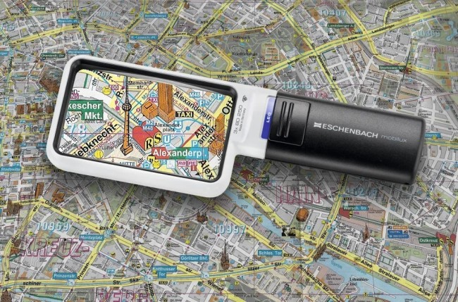 Лупа асферическая Eschenbach mobilux LED, 90х54 мм, 3.0х