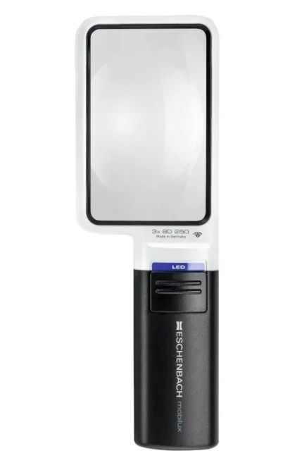 Лупа асферическая Eschenbach mobilux LED, 90х54 мм, 3.0х