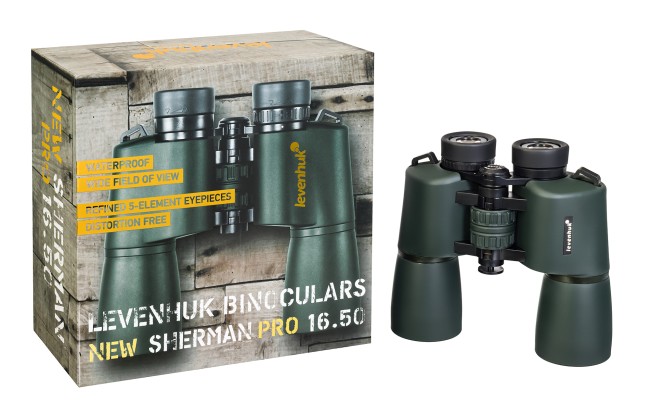 Бинокль Levenhuk New Sherman PRO 16x50 Бинокль Levenhuk New Sherman PRO 16x50