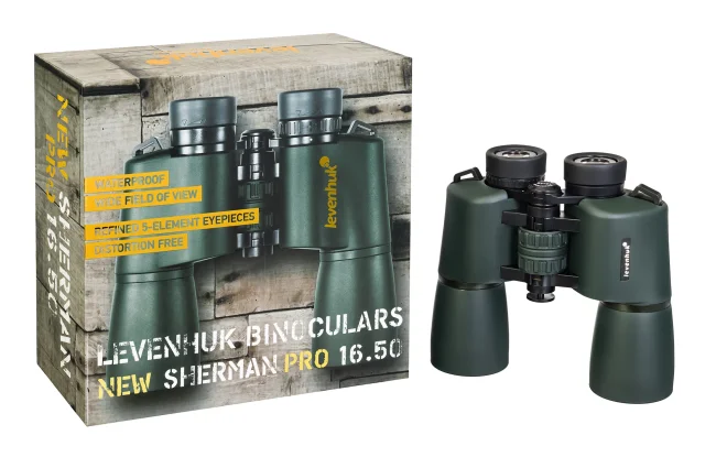 Бинокль Levenhuk New Sherman PRO 16x50