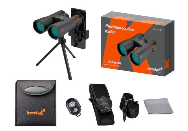 Фотобинокль Levenhuk Kelvin Snap 10x50 Фотобинокль Levenhuk Kelvin Snap 10x50