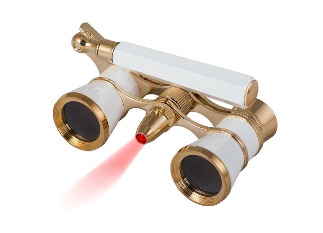 Бинокль Levenhuk Broadway 325N лорнет с подсветкой, белый Бинокль Levenhuk Broadway 325N лорнет с подсветкой, белый