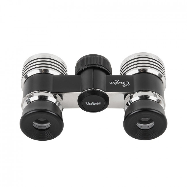 Бинокль Veber БГЦ 3x27 (черный/серебро с фокусировкой)