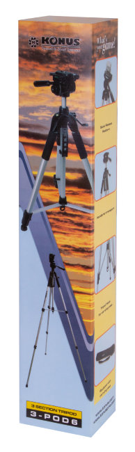 Фотоштатив Konus 3-POD 6, 165 см