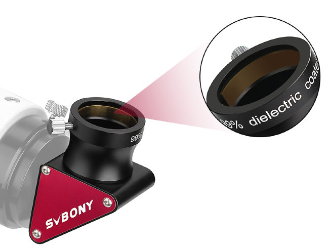 Диагональное зеркало SVBONY 90 гр, с диэлектрич. покрытием 99%, 1,25" Диагональное зеркало SVBONY 90 гр, с диэлектрич. покрытием 99%, 1,25"