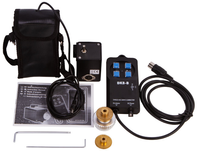 Электропривод часовой оси Bresser Messier для монтировок EXOS-1/MON-1 (с пультом)