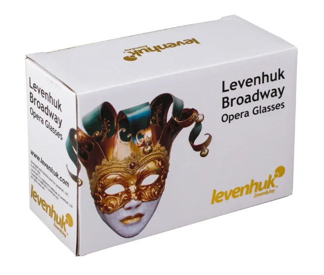 Бинокль Levenhuk Broadway 325N лорнет с подсветкой, красный Бинокль Levenhuk Broadway 325N лорнет с подсветкой, красный