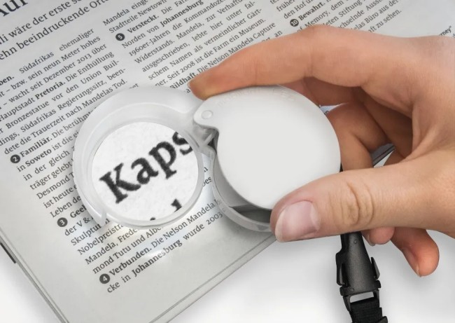 Лупа асферическая Eschenbach mobilent LED, 35 мм, 7.0х