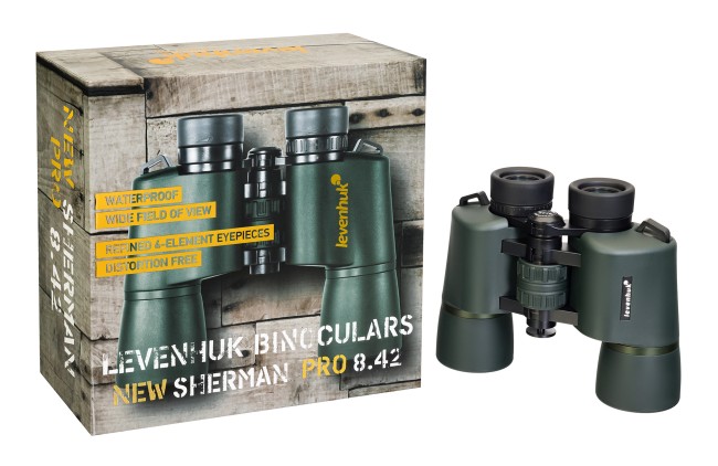 Бинокль Levenhuk New Sherman PRO 8x42 Бинокль Levenhuk New Sherman PRO 8x42