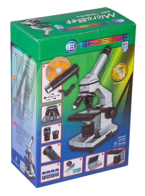 Микроскоп цифровой Bresser Junior 40x-1024x, без кейса Микроскоп цифровой Bresser Junior 40x-1024x, без кейса