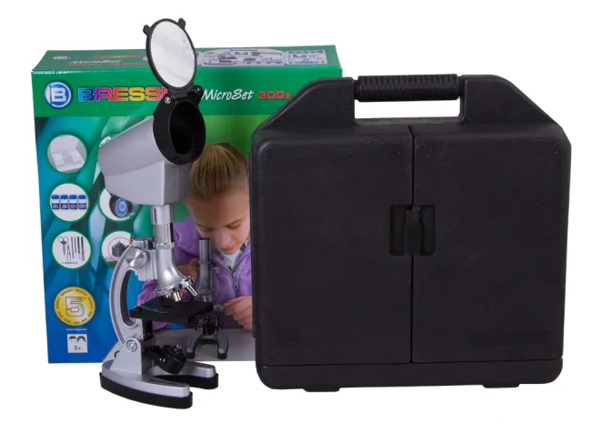 Микроскоп Bresser Junior Biotar 300x-1200x, в кейсе Микроскоп Bresser Junior Biotar 300x-1200x, в кейсе
