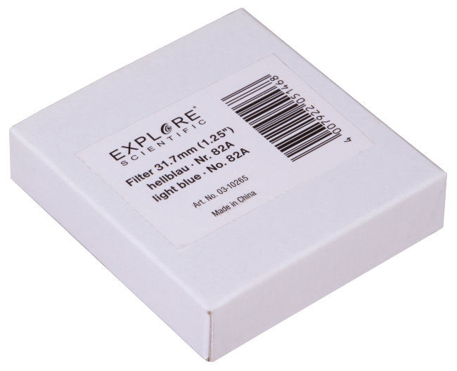 Светофильтр Explore Scientific светло-синий №82A, 1,25" Светофильтр Explore Scientific светло-синий №82A, 1,25"
