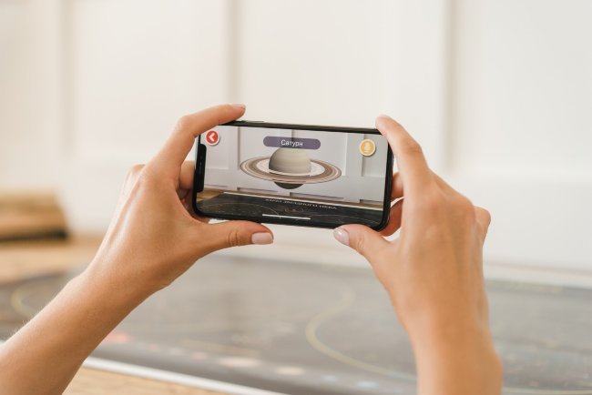 Карта Звездное небо/планеты интерактивная 60х40 см