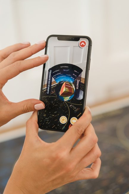 Карта Звездное небо/планеты интерактивная 60х40 см