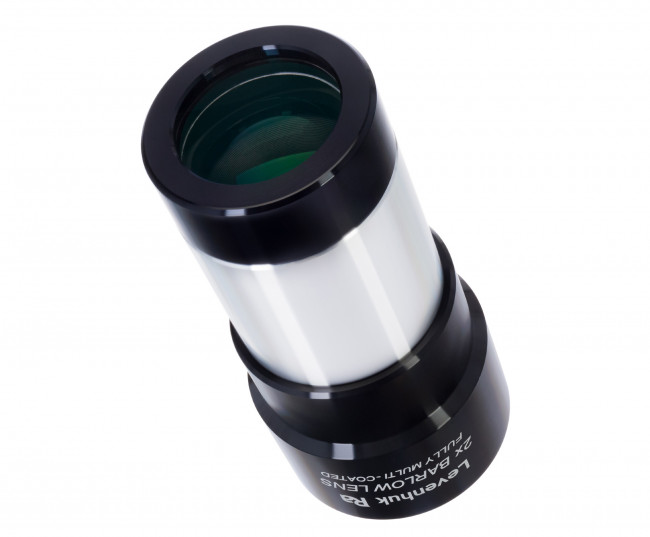 Линза Барлоу Levenhuk 2x, 1,25" Линза Барлоу Levenhuk 2x, 1,25"