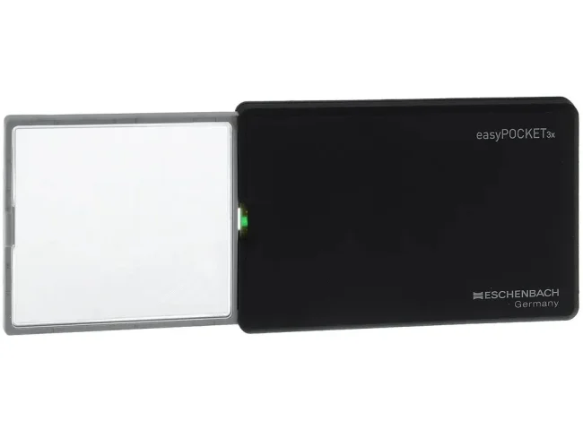 Лупа асферическая Eschenbach easyPOCKET, 50х45 мм, 3.0х (черная) Лупа асферическая Eschenbach easyPOCKET, 50х45 мм, 3.0х (черная)