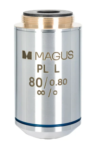 Объектив MAGUS 80PLL 80х/0,80 Plan L WD 1,25 мм Объектив MAGUS 80PLL 80х/0,80 Plan L WD 1,25 мм