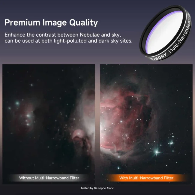 Фильтр SVBONY Multi-Narrowband, 1,25"